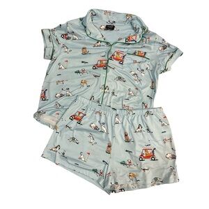 Kate Spade Women’s Mini Golf Puppy Pajama Set Size XL